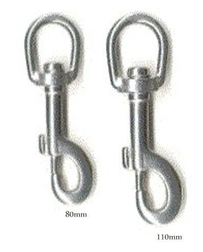 Lumb Bros Bronze Nickel Plated Boltsnap 90 mm